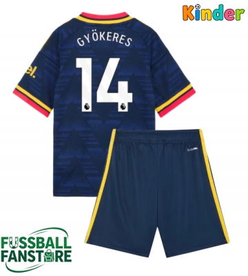 Arsenal Viktor Gyokeres #14 Replik Auswärtstrikot Kinder 2026-27 Kurzarm (+ Kurze Hosen)
